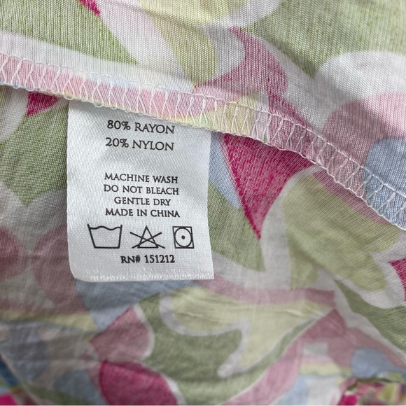 Michelle McDowell Colorful Spring Long Sleeve Blouse Large - Picture 3 of 5